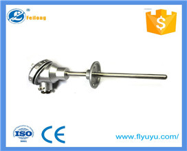 Temperature sensor of movable flange supplied by Shanghai wzp-330 cement plant furnace thermal resistance