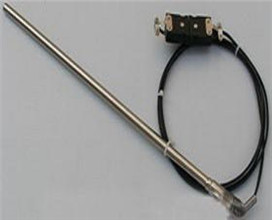 Armored thermocouple / thermistor with extension cord and plug, thermocouple / thermistor with plug