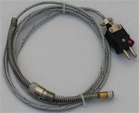 Thermocouple with spring, thermocouple with plug, simple thermocouple